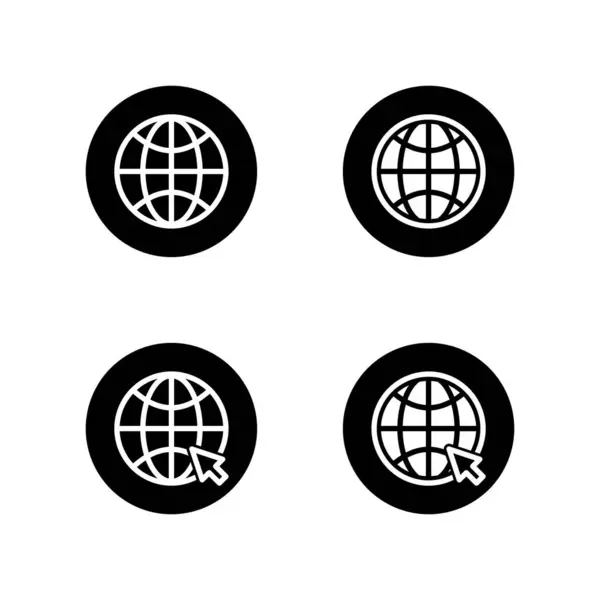 WWW simgesi seti. Web simgesi. Tarayıcı simgesi.