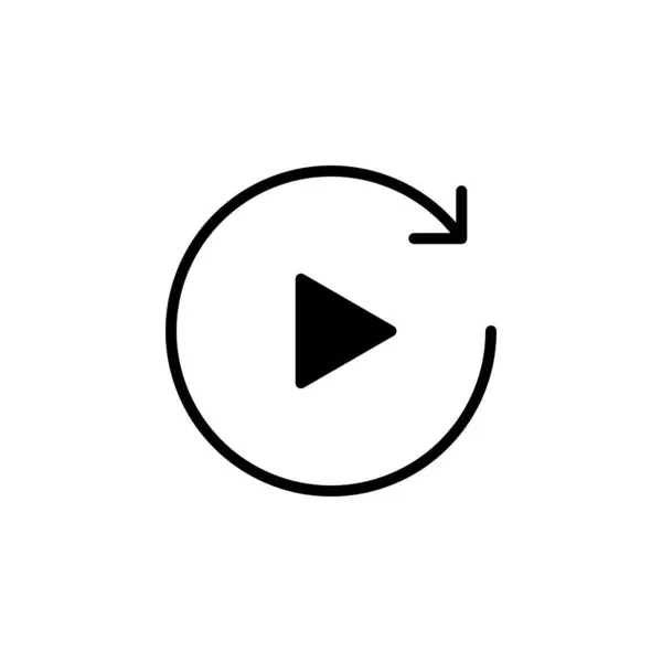 Simge vektörünü tekrar oynat. Simgeyi tekrarla.