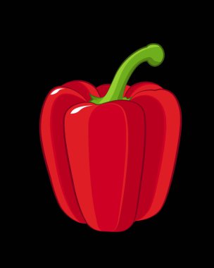 Kırmızı biber çanının resmi.