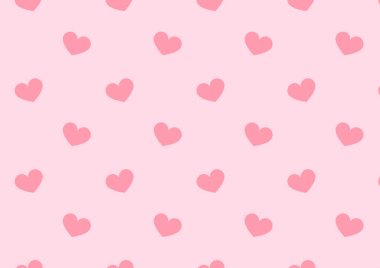 pink hearts pattern background