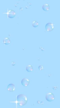 su damlası veya baloncuk arkaplanı 