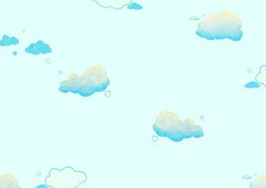 mavi bulutlar ve bulutlar arka plan