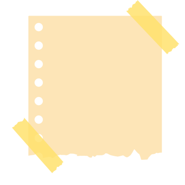 İçinde bant olan boş bir kağıt. vektör