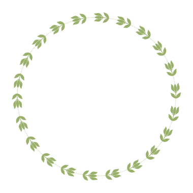 El çizimi dalları olan vektör çiçek çelengi. Çember çerçeve