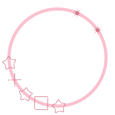 vektör pembe daire çerçeve