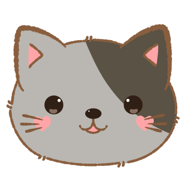 kedi yüzü, illüstrasyon, vektör, beyaz arkaplanda.