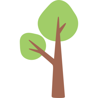 ağaç simgesi, vektör illüstrasyonu