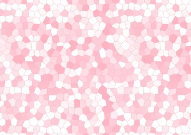 Pembe mozaik karolar arka plan vektörü pürüzsüz desen.