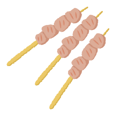 Pembe ve beyaz arka planı olan izole edilmiş bir şiş. vektör illüstrasyonu.