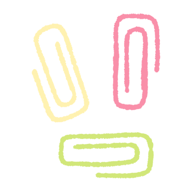 Bir karikatür klipsi simgesinin vektör çizimi