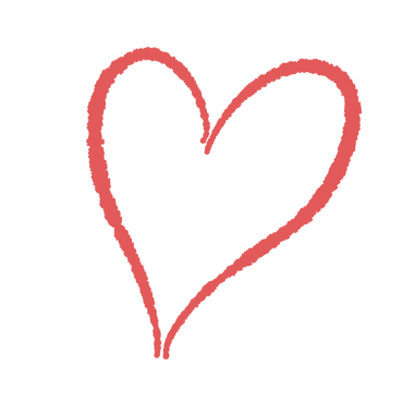 Beyaz zemin üzerine kırmızı kalp vektör çizim