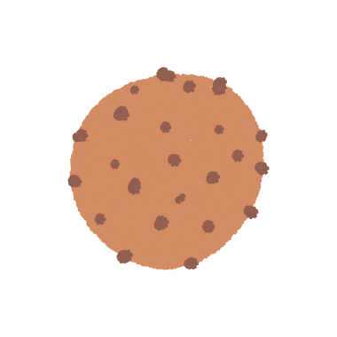 Beyaz arkaplanda izole edilmiş çikolatalı kurabiye