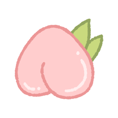 Taze meyve, vektör illüstrasyonu, şeftali