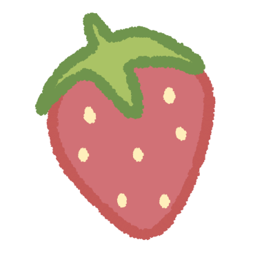 Çilekli. Web simgesi vektör illüstrasyonu