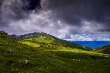 Col de Pailheres pictures. This mountain located in the Arige department, in the French Pyrenees. This pass culminates at an altitude of 2,001 meters above the town of Mijans in the Pyrenees mountains. clipart