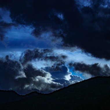 Dramatic clouds and sky clipart