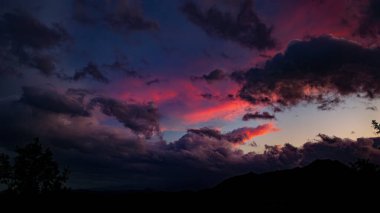 dramatik bulutlar ve gökyüzü