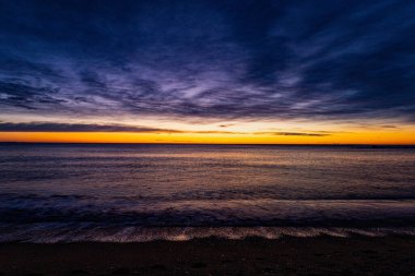 Baltık Denizi 'nde gün doğumu