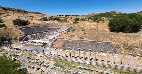 stock image Pergamum Acropolis Asklepion - Bergama