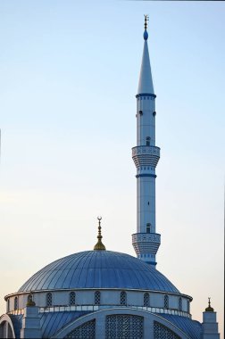 Çift minareli camiler ve kubbeler