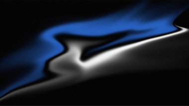 Gradyan ve bulanık efektli basit düz mavi ve beyaz duvar kağıdı