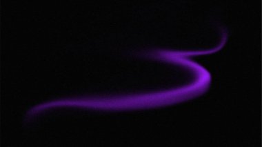 Siyah arka planda mor ışık. mor çizgileri olan siyah arkaplan