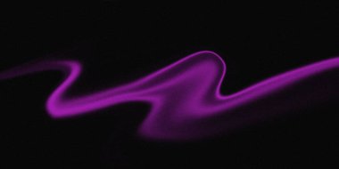 Şatafatlı ve zarif mor sıvı dalgalar. 3d illüstrasyon, 3d canlandırma.