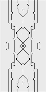 EPS vektörü. Siber punk fütürist poster. Hud elementli teknoloji soyut poster şablonu. Web ve yazdırma için modern broşür.