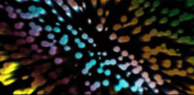 Soyut geometrik renkli grafik desenli bal peteği deseni. Vektör illüstrasyonu.