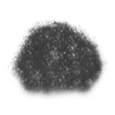 Grunge yarım ton çizim dokusu. Vektör illüstrasyonu