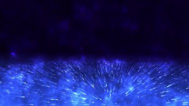 Soyut dijital parçacık dalgası ve ışık soyut arkaplan, animasyon siber veya teknoloji arkaplan, parçacık arkaplan animasyonu, soyut parçacık, bokeh etkisi ile titreşen parçacıklar