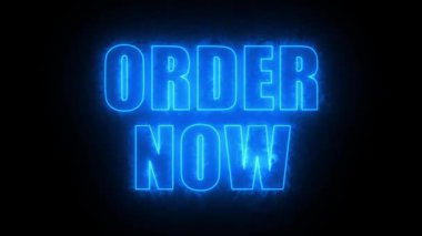 Şimdi yazıtlı neon işareti