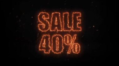 % 10-70 seri animasyon video,% 10-70 indirimli daire animasyonu, indirimli metin animasyonu