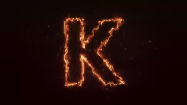 Ateş alfabesi harfi.
