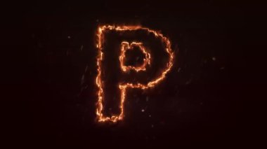 Ateş alfabesi harfi.