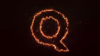 Ateş alfabesi harfi.