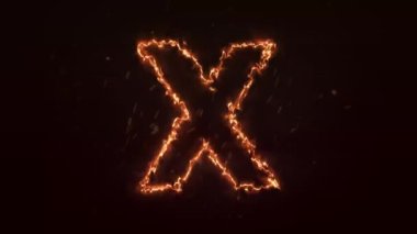 Ateş alfabesi harfi.