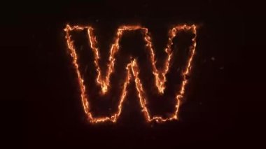 Ateş alfabesi harfi.