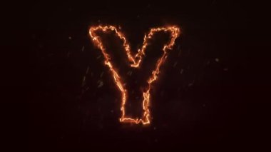 Ateş alfabesi harfi.