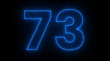 mavi numara 51 siyah arkaplan