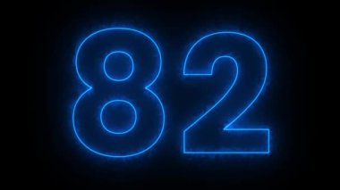 mavi numara 51 siyah arkaplan