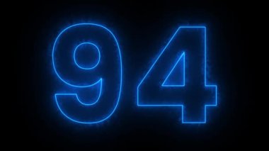 mavi numara 51 siyah arkaplan