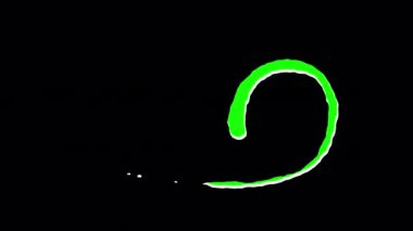 sıvı çizgi animasyonu. 4K içinde Alfa kanalı ile Sıvı Şekiller, projeleriniz için renkli soyut desen, pankart, kart, şablon, metin