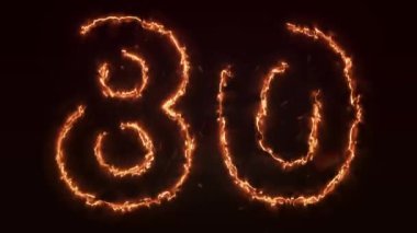Neon ışıkta 80 numara.