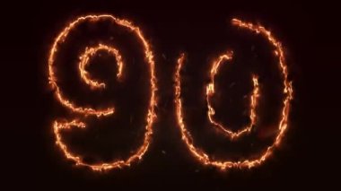 Neon ışıkta 90 numara.