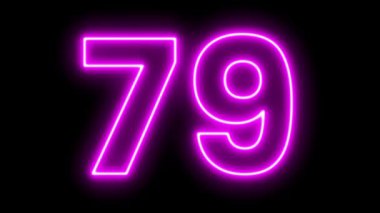 Neon numara 9 işareti