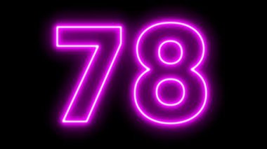 pembe neon numara 9-8.