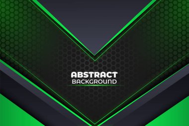 Soyut Modern Arkaplan Yeşil