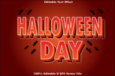 Cadılar Bayramı Düzenlenebilir Metin Efekti