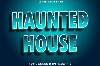 Lanetli ev düzenlenebilir metin efekti